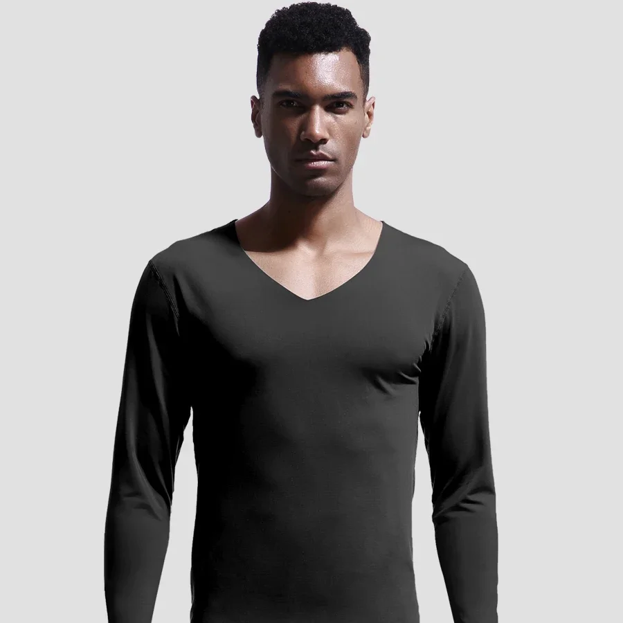 2PCS Men's seamless warm underwear V-neck winter heat-increasing padded tight-fitting lightweight base shirt autumn dress cotton
2PCS Men's seamless warm underwear V-neck winter heat-increasing padded tight-fitting lightweight base shirt autumn dress cotton