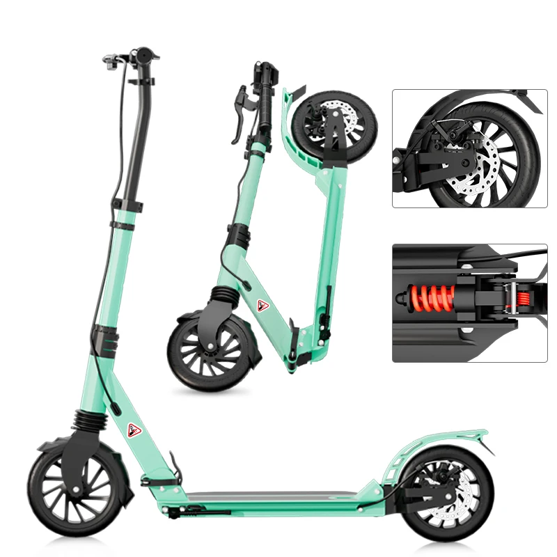 Kids Adult Foldable Scooter Absorber Rear Disc Brake Outdoor Riding Two Wheel Lightweight Kick Scooter Urban
Kids Adult Foldable Scooter Absorber Rear Disc Brake Outdoor Riding Two Wheel Lightweight Kick Scooter Urban