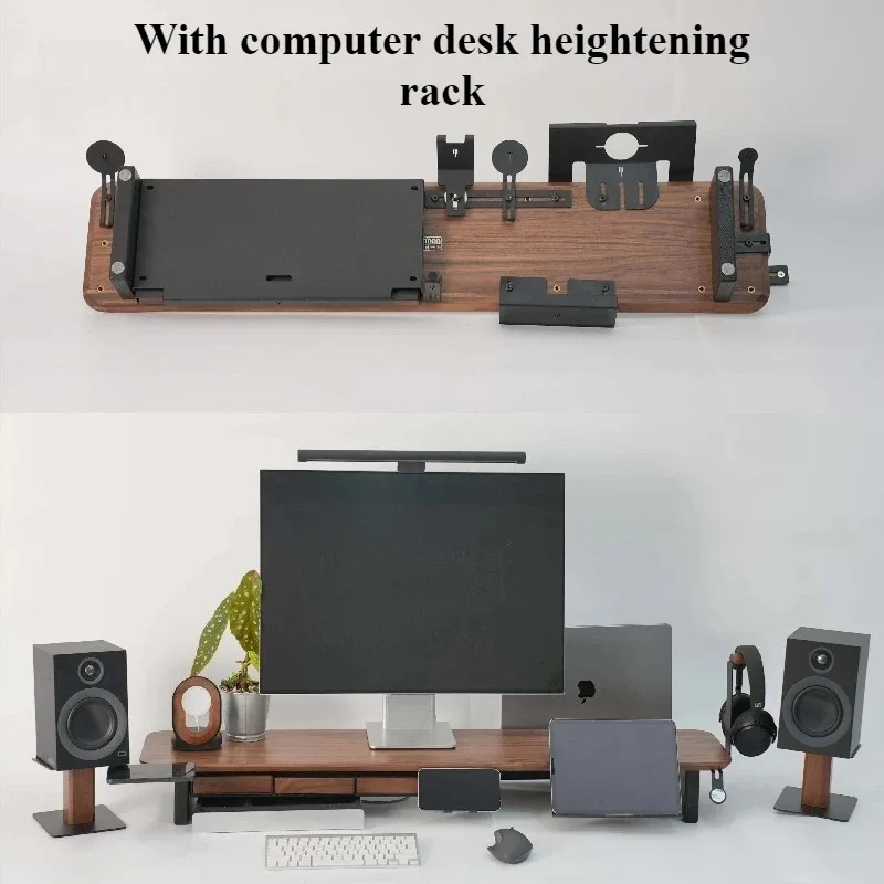 S Series Computer Height-increasing Stand Parts Walnut Laptop Rack Mobile Phone Stand Multi-functional Computer Desk Accessories
S Series Computer Height-increasing Stand Parts Walnut Laptop Rack Mobile Phone Stand Multi-functional Computer Desk Accessories