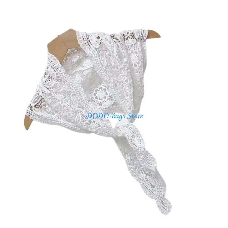 Feminine Cotton Lace Scarf Elegant Floral Embroidery Shawl Stylish Fashion Accessory for Spring Summer Fall Outfits
Feminine Cotton Lace Scarf Elegant Floral Embroidery Shawl Stylish Fashion Accessory for Spring Summer Fall Outfits