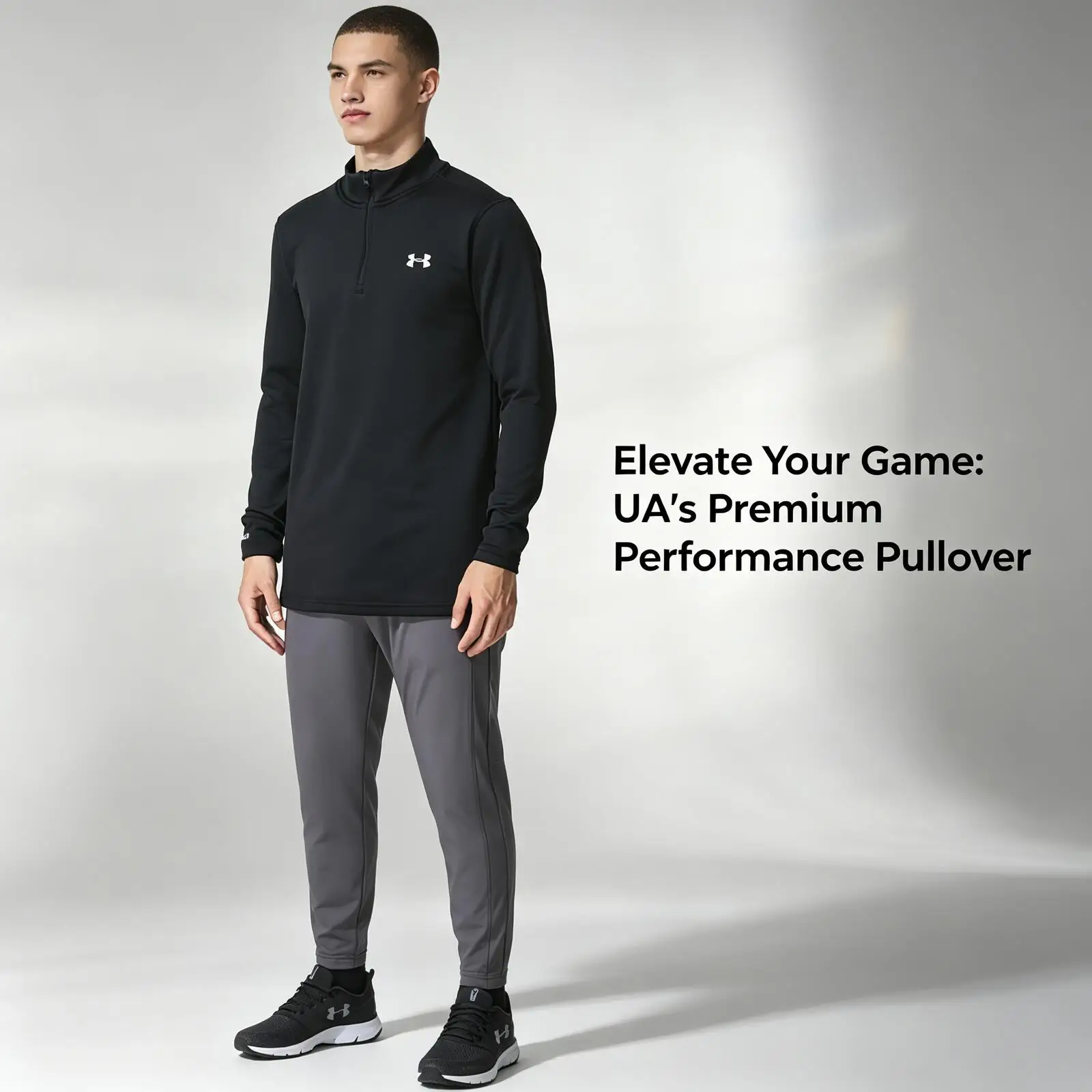 New Under Armour T-Shirt Men's Sportswear Fitness Training Half-Zip Stand-Up Collar Long-Sleeved Pullover 6005299-001
New Under Armour T-Shirt Men's Sportswear Fitness Training Half-Zip Stand-Up Collar Long-Sleeved Pullover 6005299-001