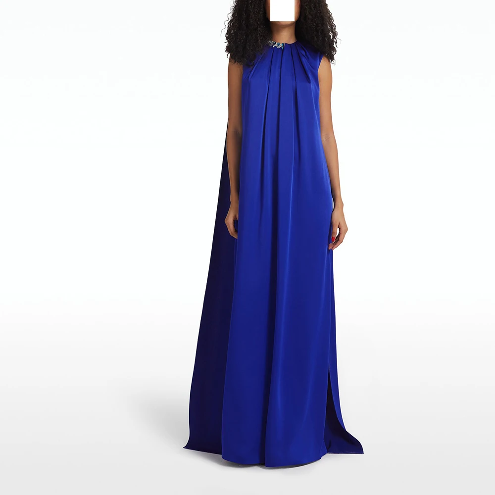 Customized Modern Straight Floor Length Scoop Jersey Sleeveless Crystal Evening Dress Classic Photo Color vestidos para mujer
Customized Modern Straight Floor Length Scoop Jersey Sleeveless Crystal Evening Dress Classic Photo Color vestidos para mujer
