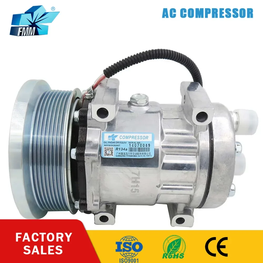 12V 24V SD7H15 Air Conditioning AC Compressor for Car CATERPILLAR Truck 178-9570 1789570
12V 24V SD7H15 Air Conditioning AC Compressor for Car CATERPILLAR Truck 178-9570 1789570