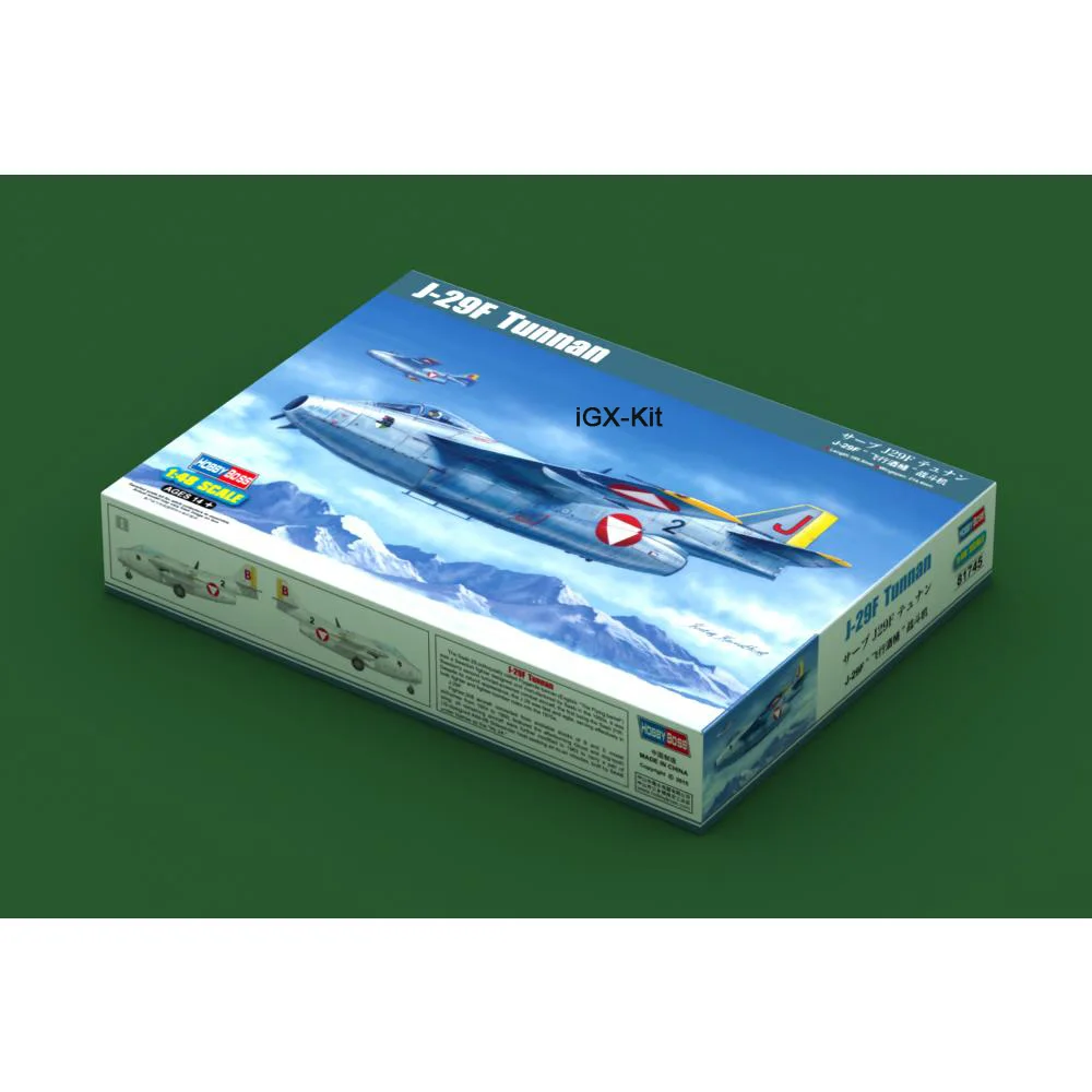 HobbyBoss 81745 1/48 Scale J29 J29F J-29F Tunnan Fighter Plane Airplane Plastic Assembly Model Building Kit
HobbyBoss 81745 1/48 Scale J29 J29F J-29F Tunnan Fighter Plane Airplane Plastic Assembly Model Building Kit