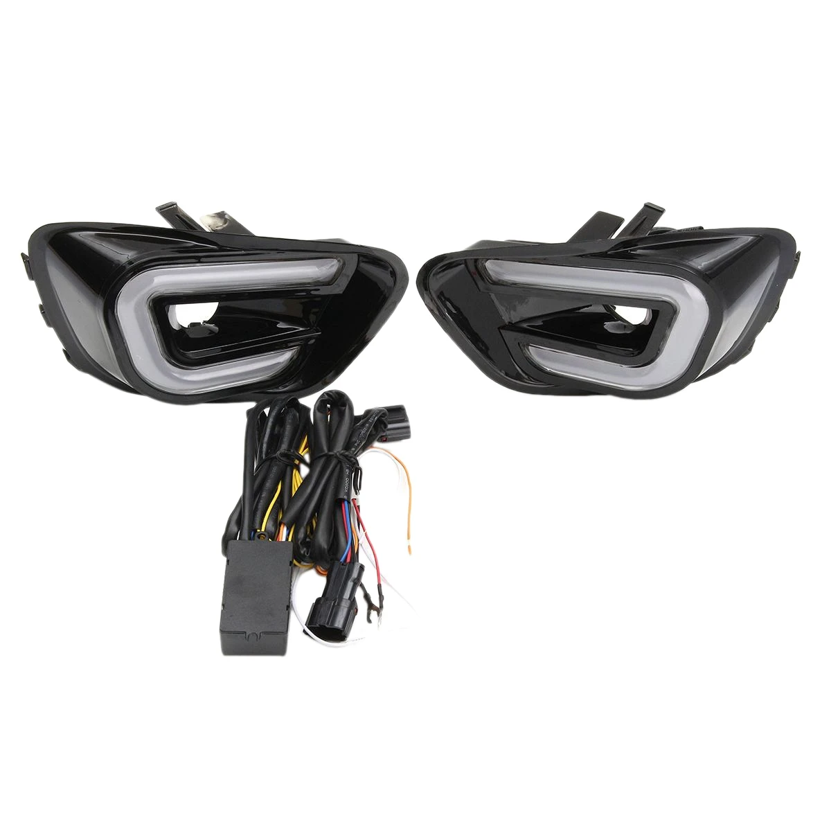 LED Daytime Running Light, Car Fog Light Waterproof Turn Signal Lamp for Jeep Compass 2011-2016, White and Yellow
LED Daytime Running Light, Car Fog Light Waterproof Turn Signal Lamp for Jeep Compass 2011-2016, White and Yellow