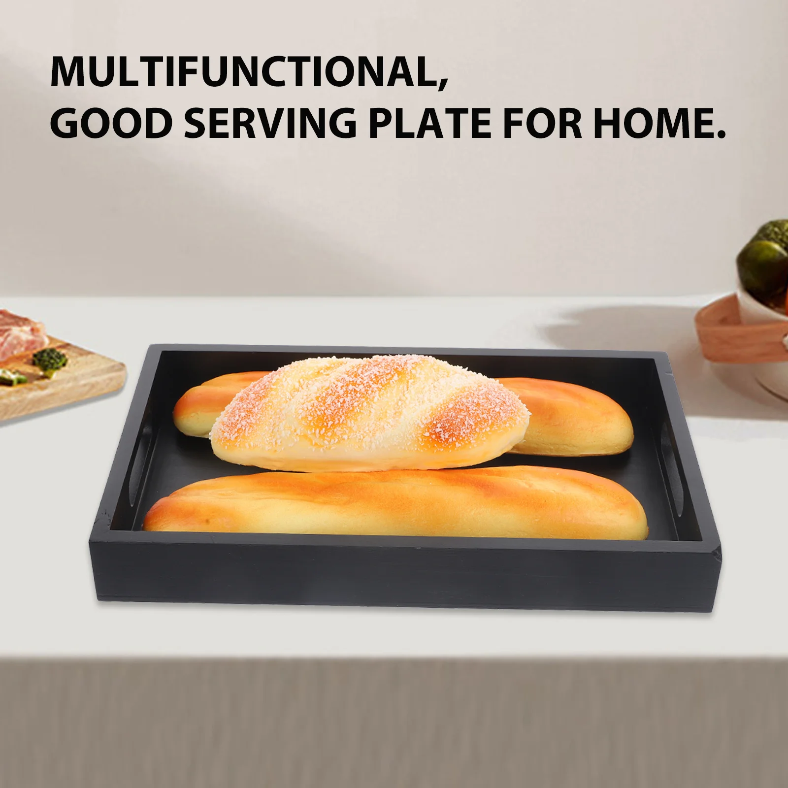 Wooden Rectangular Tea Cup Tray Smooth Surface Easy Clean Home Restaurant Hotel Cafe Fruit Bread Dessert Storage
Wooden Rectangular Tea Cup Tray Smooth Surface Easy Clean Home Restaurant Hotel Cafe Fruit Bread Dessert Storage