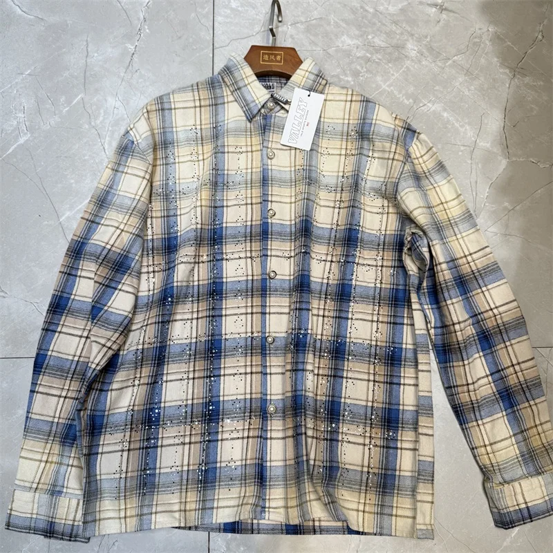 Real Photo VALLEY American Vintage Plaid Shirts Men Women Hot Drill Pure Cotton Vale Oversized Shirts Jackets
Real Photo VALLEY American Vintage Plaid Shirts Men Women Hot Drill Pure Cotton Vale Oversized Shirts Jackets