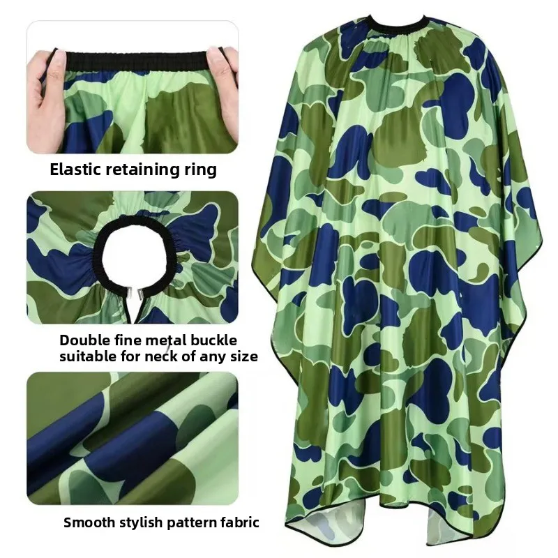 New Barber Hairdresser Camouflage Aprons Anti static Haircut Capes Professional Barbershop Waterproof Aprons Shawls Salon Tool
New Barber Hairdresser Camouflage Aprons Anti static Haircut Capes Professional Barbershop Waterproof Aprons Shawls Salon Tool