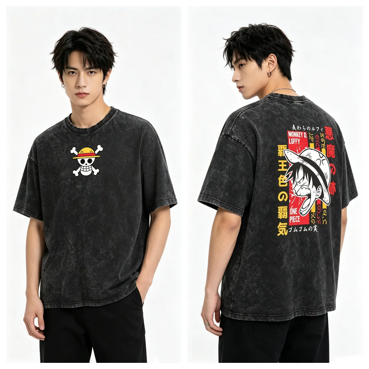 2026 New Men Anime One Piece Straw Hat Luffy Washed Cotton T-shirt Cosplay Family Casual Wear
2026 New Men Anime One Piece Straw Hat Luffy Washed Cotton T-shirt Cosplay Family Casual Wear