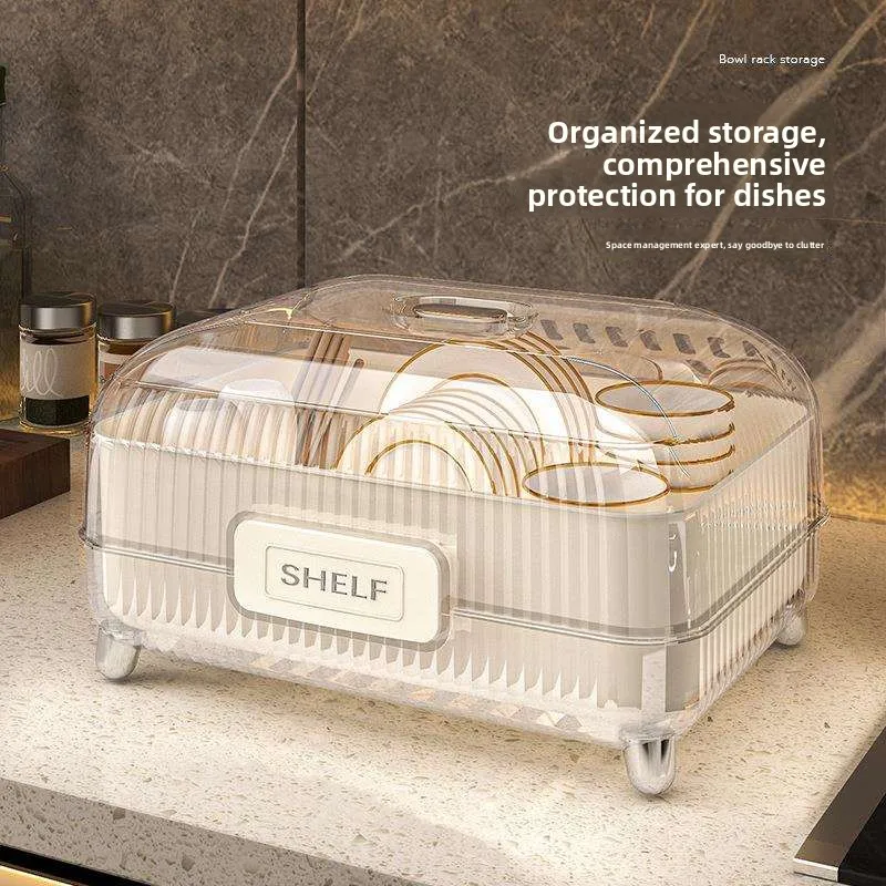 Modern Simple Kitchen Dishware Storage Box Floor-Mounted Drainage Rack Cover Dustproof Convenient Cleaning Bowl Spoon Holder
Modern Simple Kitchen Dishware Storage Box Floor-Mounted Drainage Rack Cover Dustproof Convenient Cleaning Bowl Spoon Holder