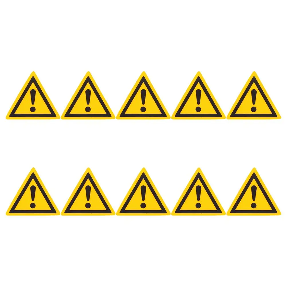 10 шт., предупреждающие этикетки безопасности, ярко-желтые наклейки, предупреждающие знаки для электрического забора, треугольная этикетка, самоклеящаяся, водонепроницаемая
10 шт., предупреждающие этикетки безопасности, ярко-желтые наклейки, предупреждающие знаки для электрического забора, треугольная этикетка, самоклеящаяся, водонепроницаемая