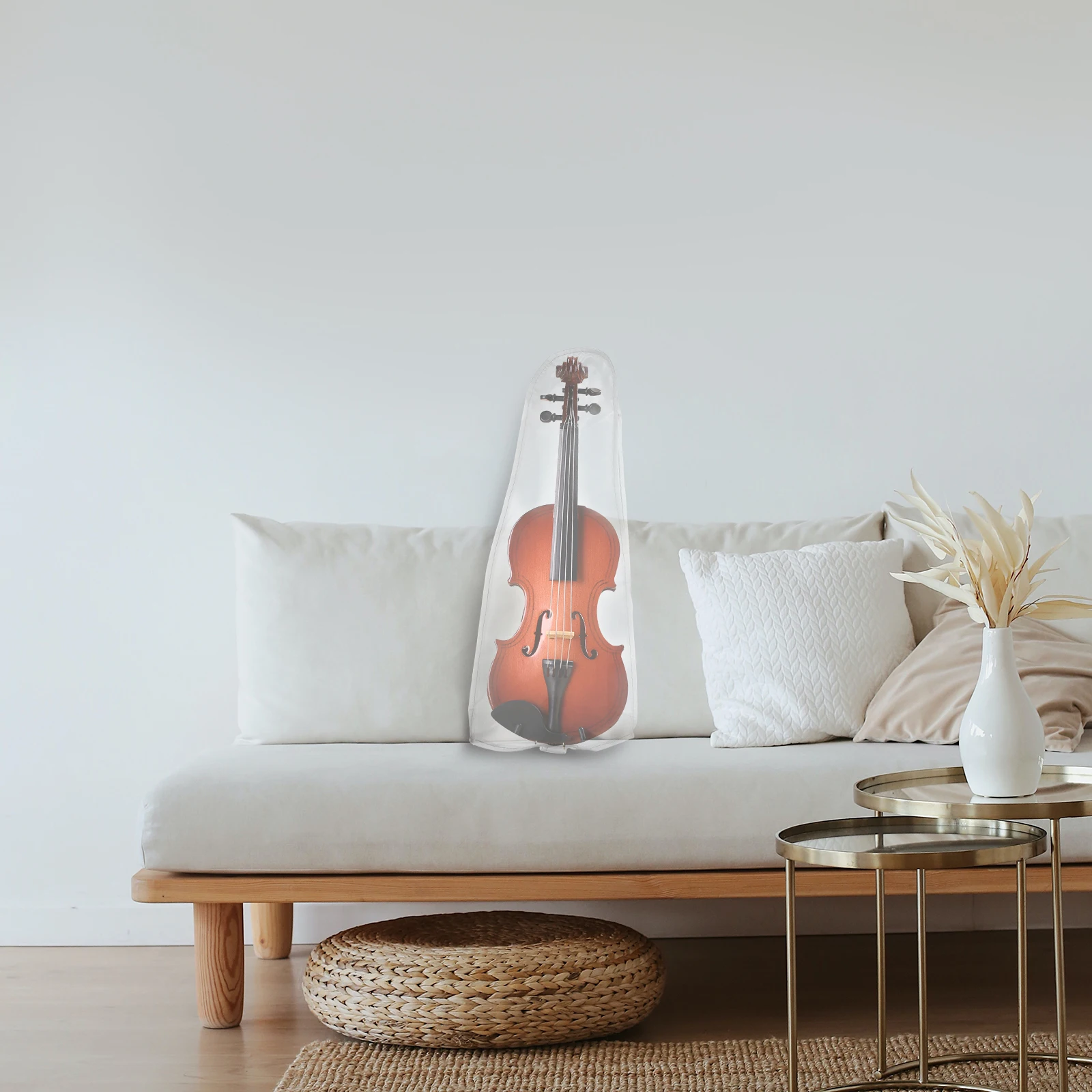 Violin Dust Cover Protective Practical Stylish Portable Frosted Pvc Long Lasting Durable Moisture Proof Lightweight
Violin Dust Cover Protective Practical Stylish Portable Frosted Pvc Long Lasting Durable Moisture Proof Lightweight