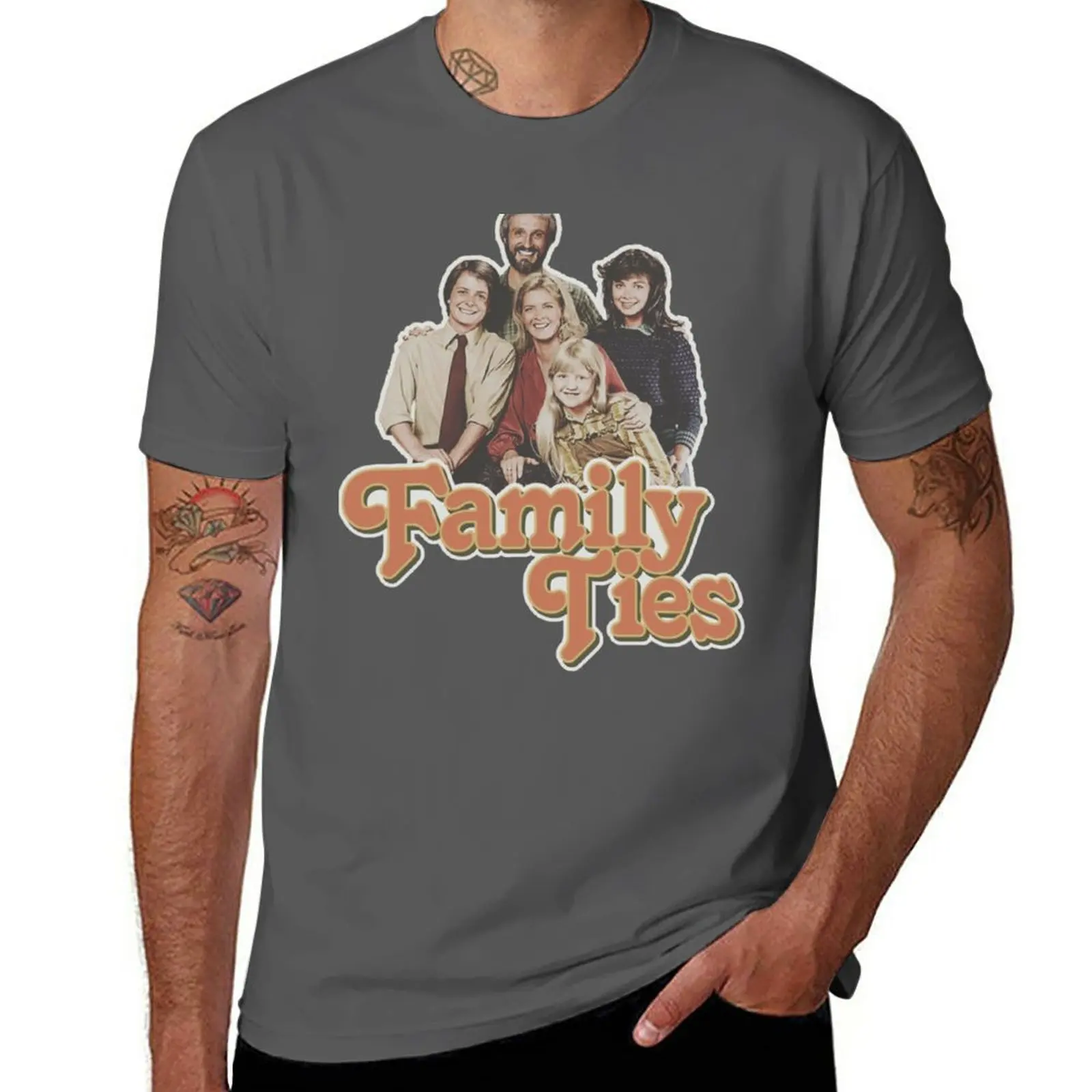 New Family Ties T-Shirt T-shirt short Short t-shirt summer tops tops sweat shirts, men
New Family Ties T-Shirt T-shirt short Short t-shirt summer tops tops sweat shirts, men