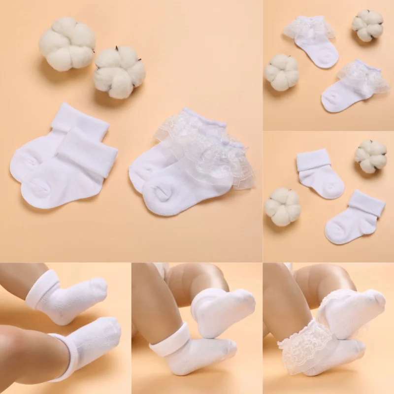 4 Pairs of White Versatile And Adorable Cotton Baby Socks For 0-1 Year old Newborn Voys And Girls
4 Pairs of White Versatile And Adorable Cotton Baby Socks For 0-1 Year old Newborn Voys And Girls