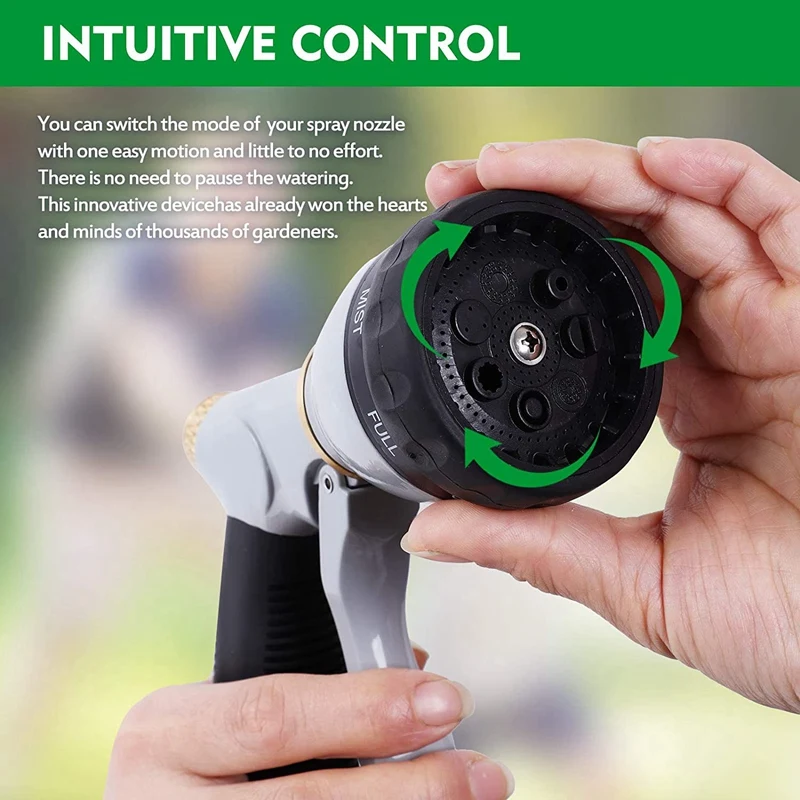 A51M-High-Pressure Hose Nozzle Watering Nozzle Household Car Wash Nozzle Garden Watering Multifunctional Water Nozzle Gray
A51M-High-Pressure Hose Nozzle Watering Nozzle Household Car Wash Nozzle Garden Watering Multifunctional Water Nozzle Gray