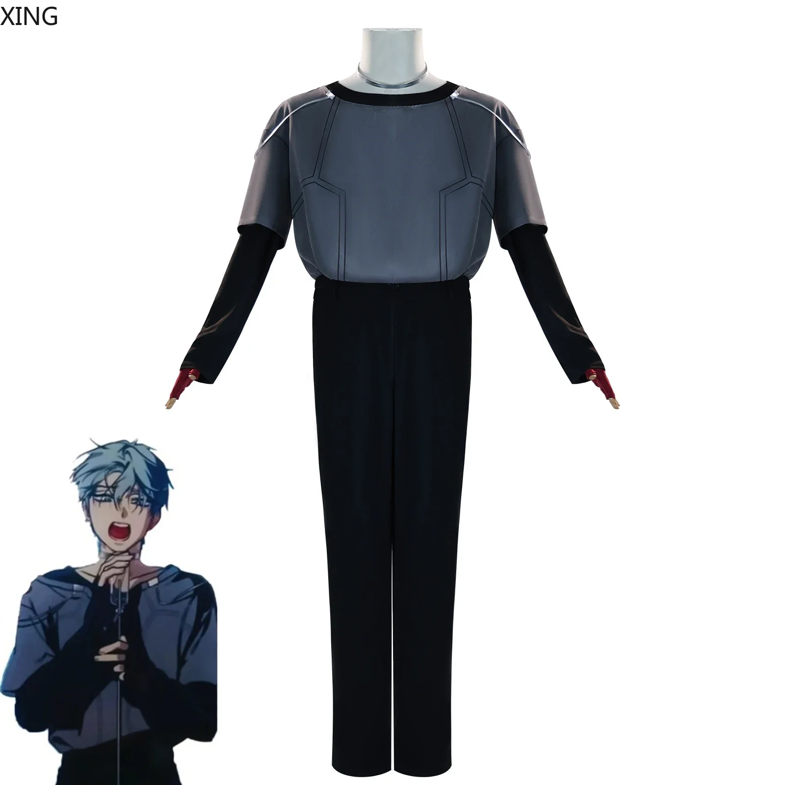 ALIEN STAGE Till Cosplay R6 Outfit Costume Wig Same Style Prop Round 6 Cure Grey Suit Performance Halloween Stage Party Clothes
ALIEN STAGE Till Cosplay R6 Outfit Costume Wig Same Style Prop Round 6 Cure Grey Suit Performance Halloween Stage Party Clothes