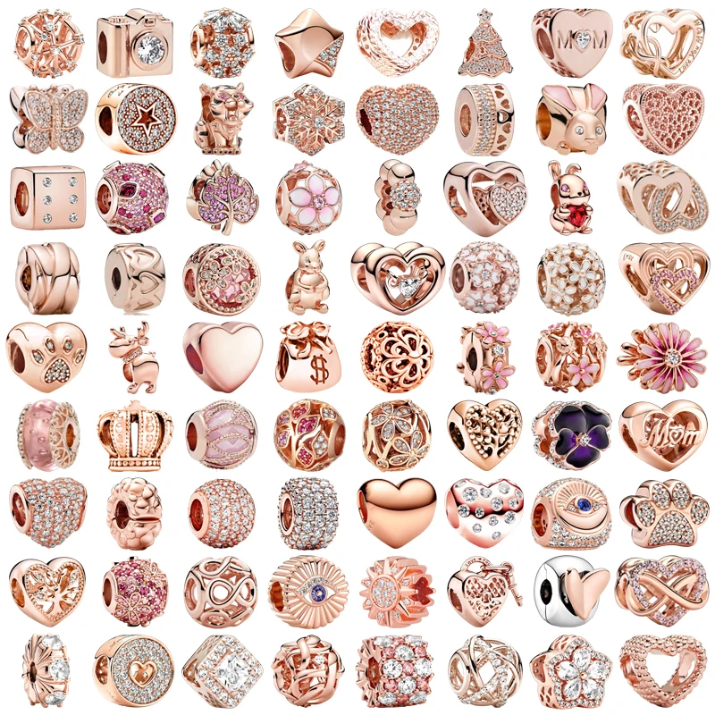 Sparkling European DIY Rose Gold Serise Plating Flower BOO Charm Clip Paw Heart Bead Fit Original Silver Bracelet Jewelry Gifts
Sparkling European DIY Rose Gold Serise Plating Flower BOO Charm Clip Paw Heart Bead Fit Original Silver Bracelet Jewelry Gifts