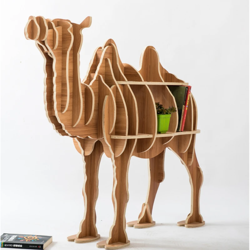Creative Camel Bookshelf Decorative Shelf Window Picture Book House Wooden Floor Decoration Animal Rack Model Room Soft-mounted
Creative Camel Bookshelf Decorative Shelf Window Picture Book House Wooden Floor Decoration Animal Rack Model Room Soft-mounted
