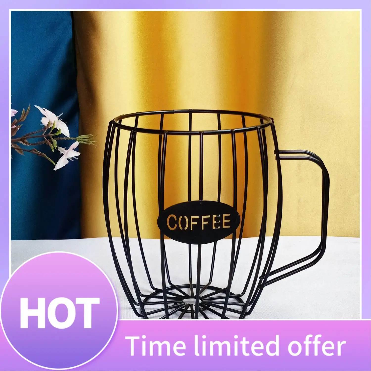 A11R Hollowed Coffee Capsule Storage Basket Creative Coffee Cup Shaped Coffee Pod Organizer Holder For Home Hotel Ornament
A11R Hollowed Coffee Capsule Storage Basket Creative Coffee Cup Shaped Coffee Pod Organizer Holder For Home Hotel Ornament