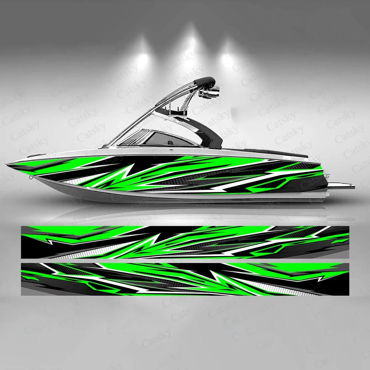 Abstract Green Lightning Boat Sticker Fashion Custom Fish Boat-Sticker Vinyl Waterproof Boat Wrap Graphic Boat Wrap Decal
Abstract Green Lightning Boat Sticker Fashion Custom Fish Boat-Sticker Vinyl Waterproof Boat Wrap Graphic Boat Wrap Decal