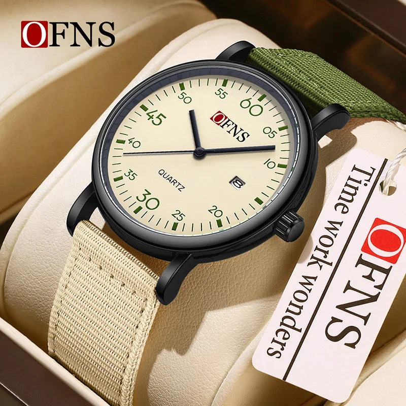 OFNS 1593 Student Watch Calendar 3ATM Waterproof, Lightweight, Retro, Color Contrasting, Lightweight, Durable, Large Numbers 
OFNS 1593 Student Watch Calendar 3ATM Waterproof, Lightweight, Retro, Color Contrasting, Lightweight, Durable, Large Numbers