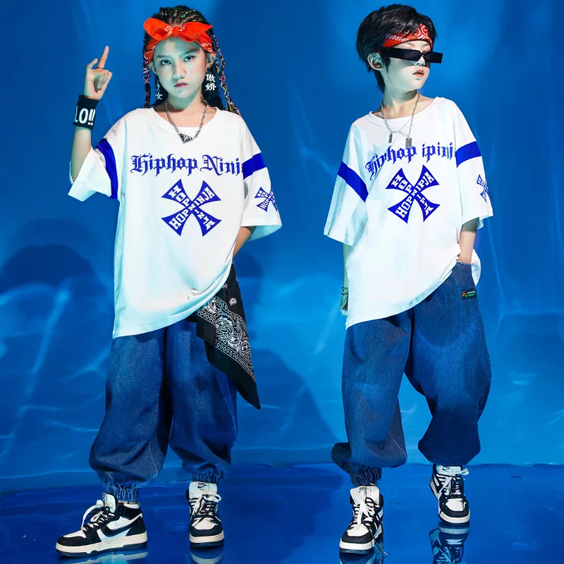 Kids Ballroom Street Dance Wear Hip Hop Costumes for Girls Boys Dancewear Party Stage Outfits Dancing Clothes T Shirt Pants Suit
Kids Ballroom Street Dance Wear Hip Hop Costumes for Girls Boys Dancewear Party Stage Outfits Dancing Clothes T Shirt Pants Suit