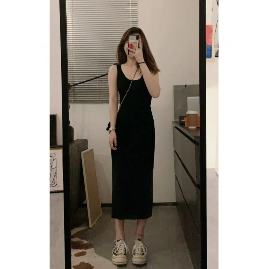 【New style】Purely want to go with long casual temperament slimming vest dress new sleeveless bottom sling skirt
【New style】Purely want to go with long casual temperament slimming vest dress new sleeveless bottom sling skirt