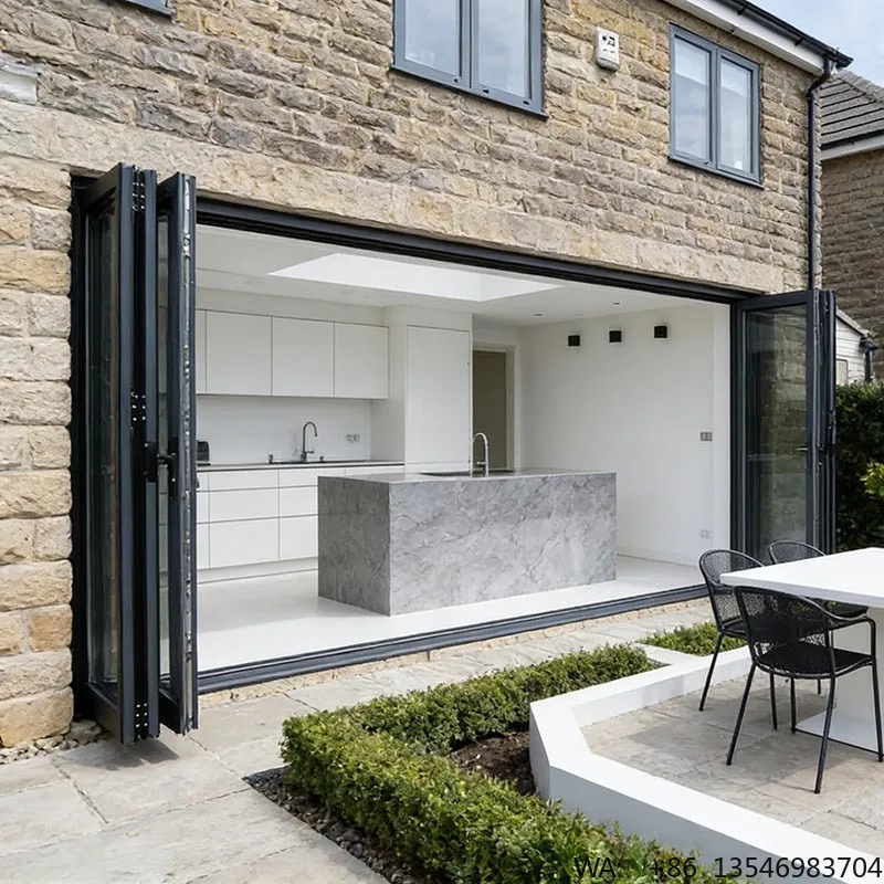 Modern Soundproof Waterproof Aluminum Folding Sliding Glass Patio Bi-Fold Door with Thermal Insulation
Modern Soundproof Waterproof Aluminum Folding Sliding Glass Patio Bi-Fold Door with Thermal Insulation
