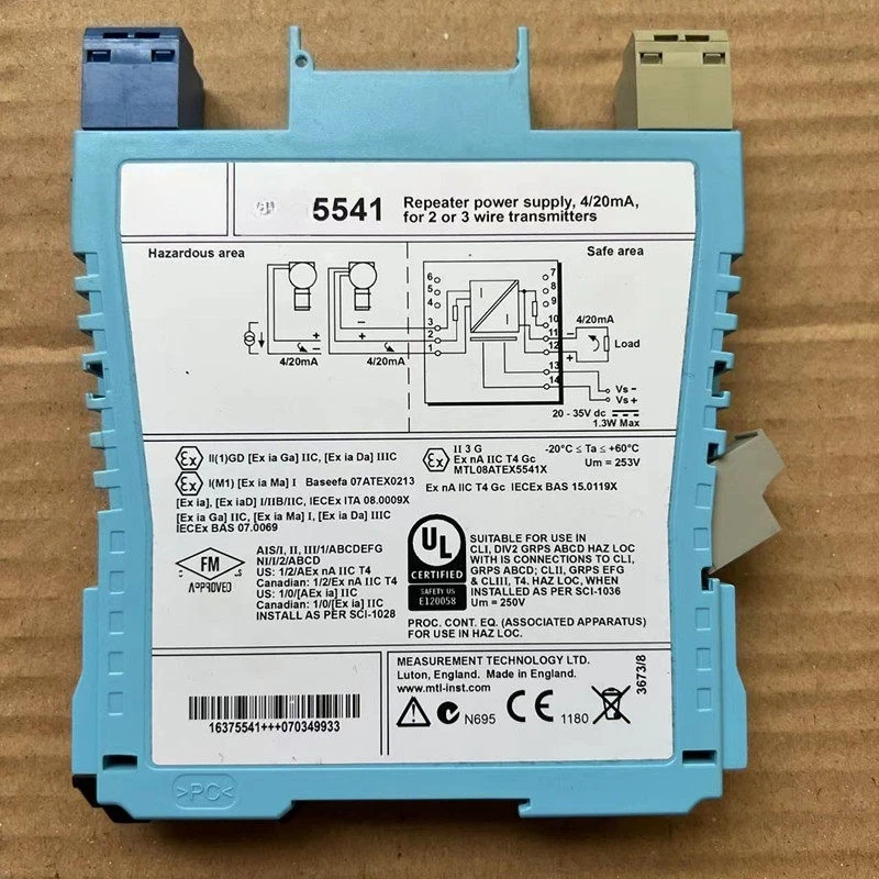 Original Safety Barrier MTL5541 MTL5575 5546Y 5573 5544D MTL5576 5511 Genuine
Original Safety Barrier MTL5541 MTL5575 5546Y 5573 5544D MTL5576 5511 Genuine