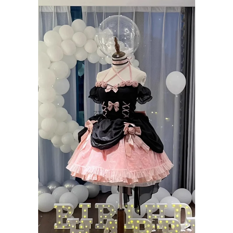 2026 Victorian Gothic Black Rose Lolita Dress Princess Festival Party Wedding Dress Sweet Pure Desire Wind Escape Princess Dress
2026 Victorian Gothic Black Rose Lolita Dress Princess Festival Party Wedding Dress Sweet Pure Desire Wind Escape Princess Dress