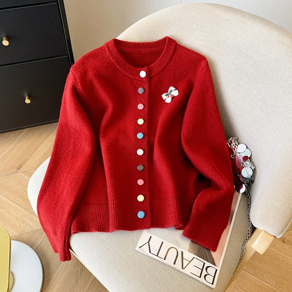 Мягкий уютный длинный вязаный свитер-кардиган, женский милый нежный тонкий круглый Ne верхняя одежда, осенне-зимняя модная повседневная одежда
Мягкий уютный длинный вязаный свитер-кардиган, женский милый нежный тонкий круглый Ne верхняя одежда, осенне-зимняя модная повседневная одежда