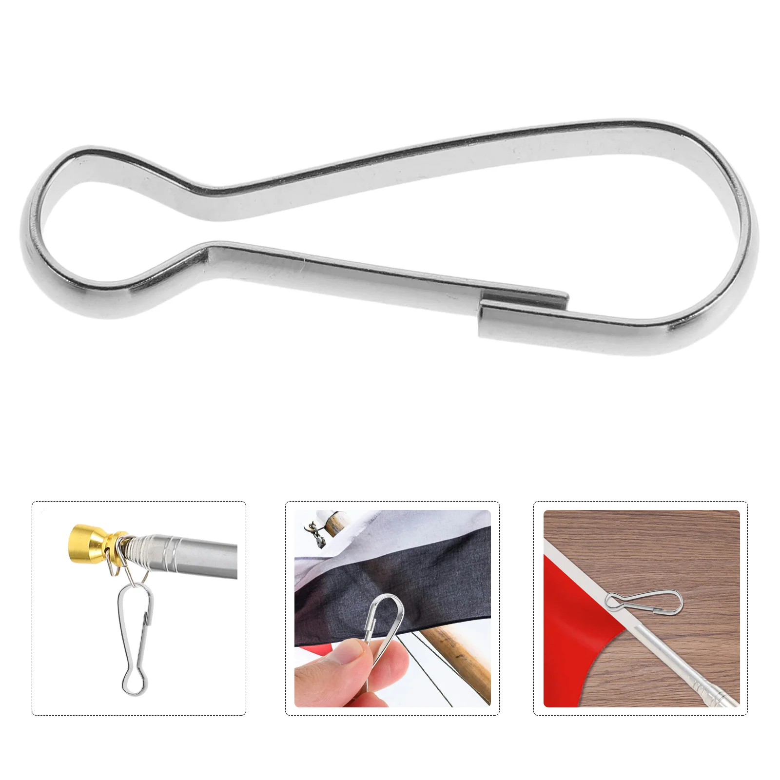 10pcs Flagpole Accessories Metal Flag Mounting Hook Durable Fixing Buckle For Outdoor Flag Pole Clips Attachment Tool
10pcs Flagpole Accessories Metal Flag Mounting Hook Durable Fixing Buckle For Outdoor Flag Pole Clips Attachment Tool