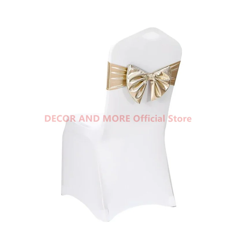 10PCS Decor Polyester Spandex Bowknot Chair Bands For Hotel Wedding Party Chair Covers Universal Chair Sashes Gold Pink Red Blue
10PCS Decor Polyester Spandex Bowknot Chair Bands For Hotel Wedding Party Chair Covers Universal Chair Sashes Gold Pink Red Blue