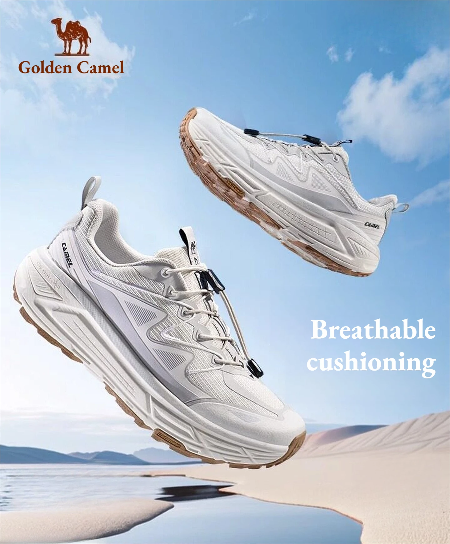 Golden Camel Women's Sports Shoes Women's 2026 Spring Runing Sneakers Outdoor Cushioning Thick Sole Comfortable Jogging Shoes
Golden Camel Women's Sports Shoes Women's 2026 Spring Runing Sneakers Outdoor Cushioning Thick Sole Comfortable Jogging Shoes