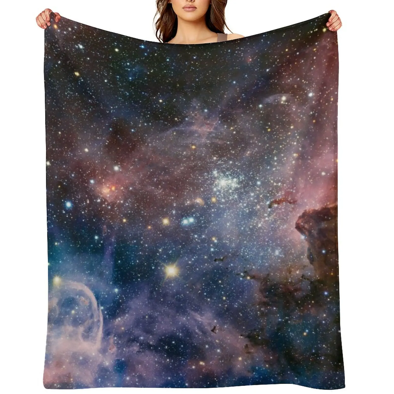 Carina Nebula (NGC 3372) - Panoramic view of the emission nebula in the constellation of Carina Throw Blanket
Carina Nebula (NGC 3372) - Panoramic view of the emission nebula in the constellation of Carina Throw Blanket