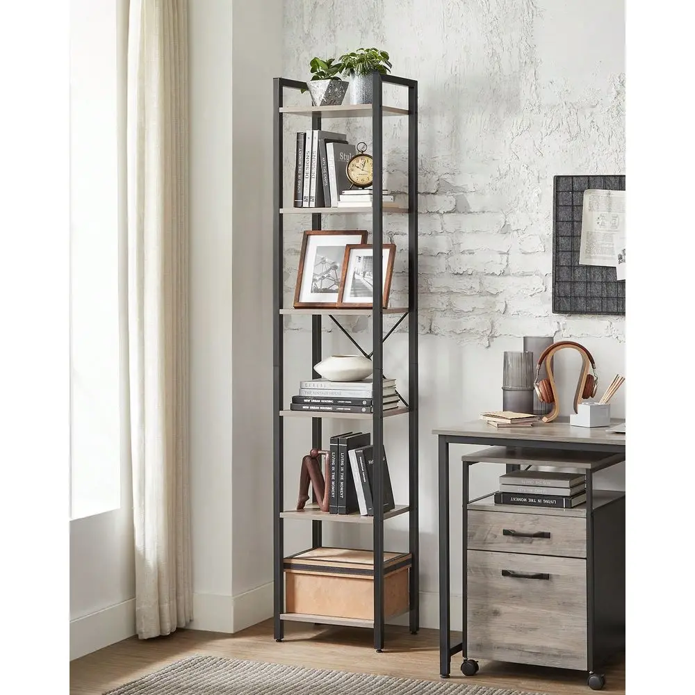 6Tier Tall Bookshelf, Narrow Bookcase With Steel Frame, Skinny Book Shelf For Living Room, Home Office, Study, 11.8 X 15.7 X 73
6Tier Tall Bookshelf, Narrow Bookcase With Steel Frame, Skinny Book Shelf For Living Room, Home Office, Study, 11.8 X 15.7 X 73