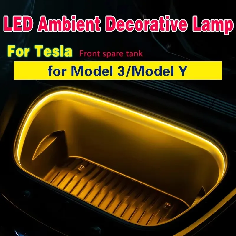 Upgrade 12V Front Trunk Brighten LED Strip Waterproof Flexible DIY Flexible Front Rear Trunk Silicone Light For Tesla Model 3 Y
Upgrade 12V Front Trunk Brighten LED Strip Waterproof Flexible DIY Flexible Front Rear Trunk Silicone Light For Tesla Model 3 Y