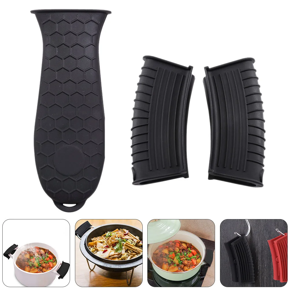 3Pcs Pot Handle Holder Heat Resistant Silicone Sleeve Sets Anti-Scald Pot Side Handle Cover Non Slip Kitchen Supplies
3Pcs Pot Handle Holder Heat Resistant Silicone Sleeve Sets Anti-Scald Pot Side Handle Cover Non Slip Kitchen Supplies