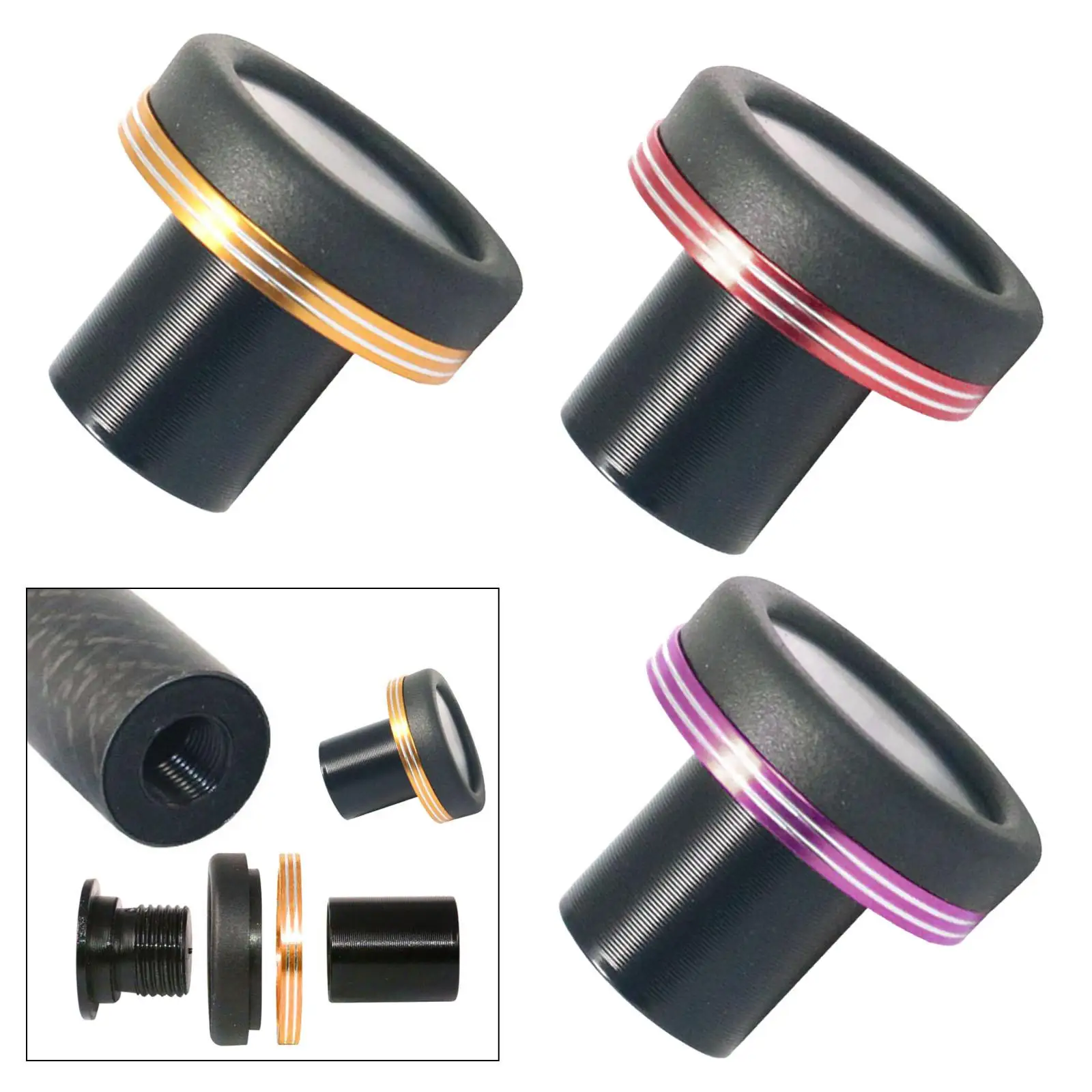 Plastic Aluminum Alloy Fishing Rod Tail Cap Lightweight Spare End Part for Mid-depth Fishing Rod Outdoor Use
Plastic Aluminum Alloy Fishing Rod Tail Cap Lightweight Spare End Part for Mid-depth Fishing Rod Outdoor Use
