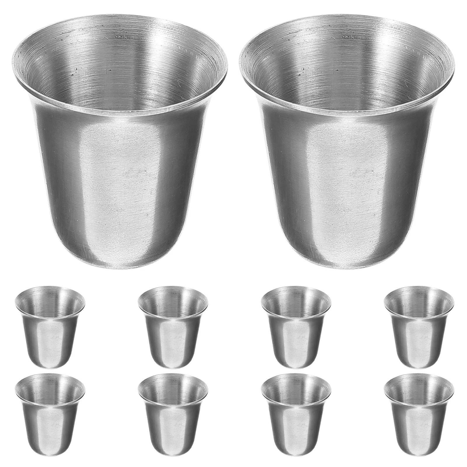 10 Pcs Communion Cups Chalice Stainless Steel Religious Portable Convenient Communions Beer Multi-function Silver
10 Pcs Communion Cups Chalice Stainless Steel Religious Portable Convenient Communions Beer Multi-function Silver