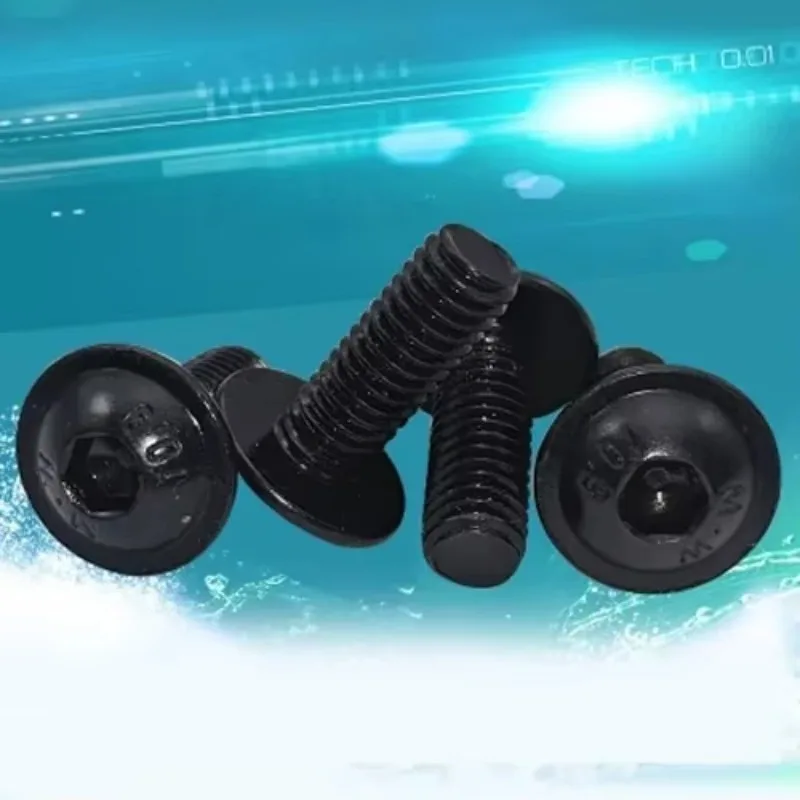 THRTZXQ 10pcs M5 10.9 level Round cup with pad Hexagon socket screw Mushroom head bolt Black Semi-rounds heads Allen screws 8-30
THRTZXQ 10pcs M5 10.9 level Round cup with pad Hexagon socket screw Mushroom head bolt Black Semi-rounds heads Allen screws 8-30