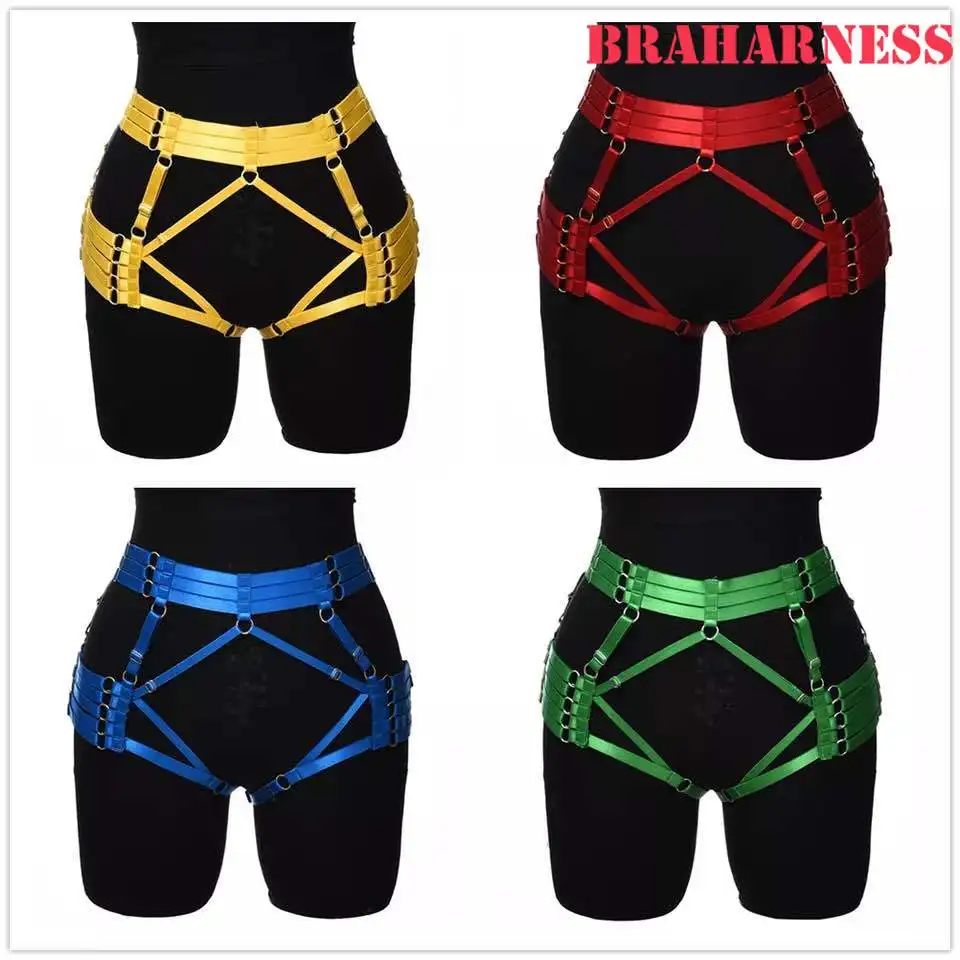 Women Bondage Underwear Harness Thongs G-string Stockings Leg Garter Belt Gothic Sexy Lingerie Adjustable Wedding Body Harness
Women Bondage Underwear Harness Thongs G-string Stockings Leg Garter Belt Gothic Sexy Lingerie Adjustable Wedding Body Harness