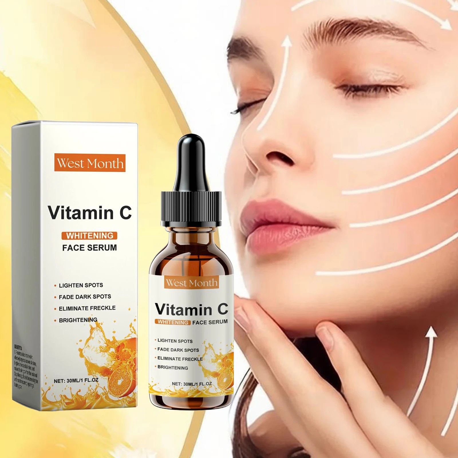 Vitamin C Essence Anti-Aging Serum Repair Collagen Nourish Remove Freckles Dark Dark Spots Brighten Repair Dull Facial Skin Care
Vitamin C Essence Anti-Aging Serum Repair Collagen Nourish Remove Freckles Dark Dark Spots Brighten Repair Dull Facial Skin Care