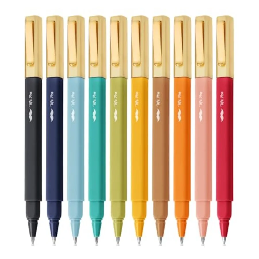 Aesthetic Pens, 10 Pack, Colorful Ink, 0.7mm, Fast Dry No Smear Ink, No Bleed Through, Bible Safe, Medium Tip Smooth Writing Pe
Aesthetic Pens, 10 Pack, Colorful Ink, 0.7mm, Fast Dry No Smear Ink, No Bleed Through, Bible Safe, Medium Tip Smooth Writing Pe