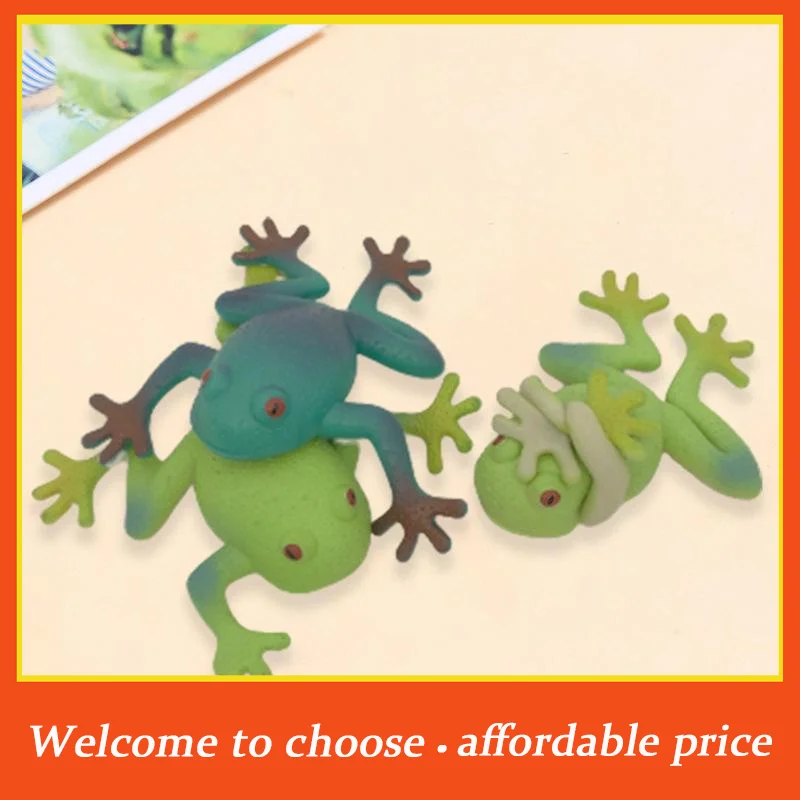 TH 1Pc Soft Rubber Fake Frog Sensory Game Excellent Gift For Children Mischief Simulation Frog Model Tricky Decompress Frog Toy
TH 1Pc Soft Rubber Fake Frog Sensory Game Excellent Gift For Children Mischief Simulation Frog Model Tricky Decompress Frog Toy