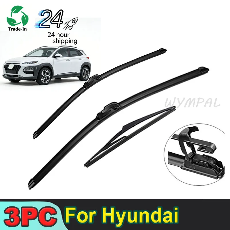 For Hyundai Kona 2017-2023 2018 2019 2020 2021 2022 Wiper Front & Rear Wiper Blades Windshield Windscreen Window 26"+16"+12"
For Hyundai Kona 2017-2023 2018 2019 2020 2021 2022 Wiper Front & Rear Wiper Blades Windshield Windscreen Window 26"+16"+12"