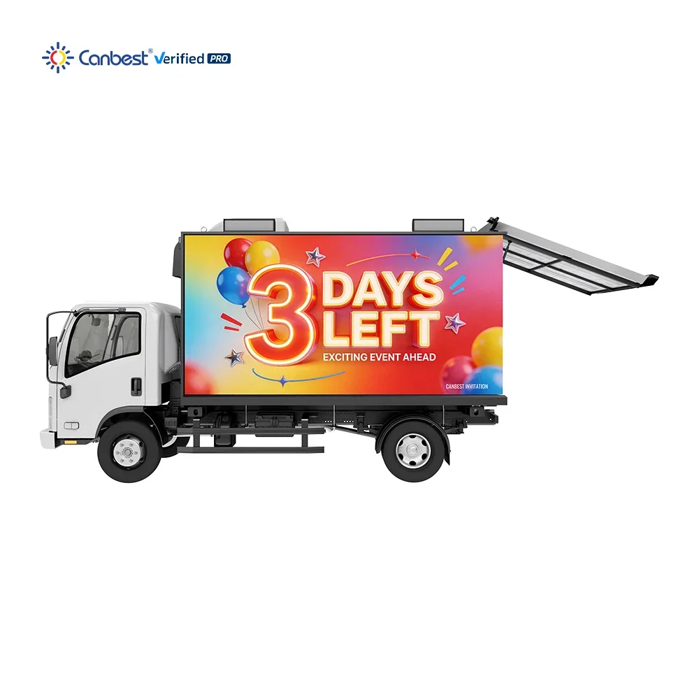 13ft 16ft Silent Battery Powered BOX LED Display Truck Low Noise Mobile LED Billboard for Outdoor Large Commercial Advertising A
13ft 16ft Silent Battery Powered BOX LED Display Truck Low Noise Mobile LED Billboard for Outdoor Large Commercial Advertising A