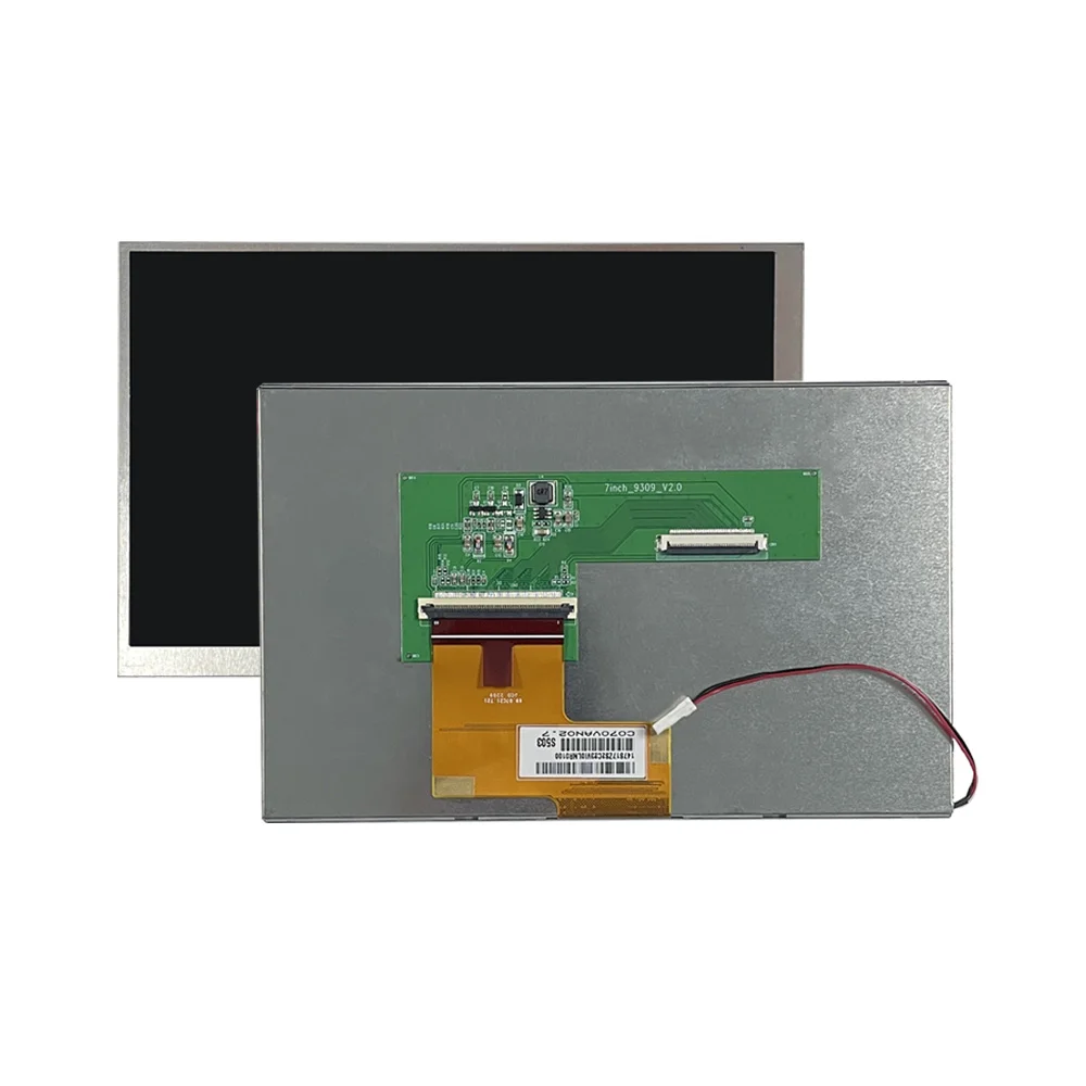 Wide Temperature Anti-Glare RGB 40Pins 7 Inch High Brightness 1000cd/m2 800*480 LCD Display Module