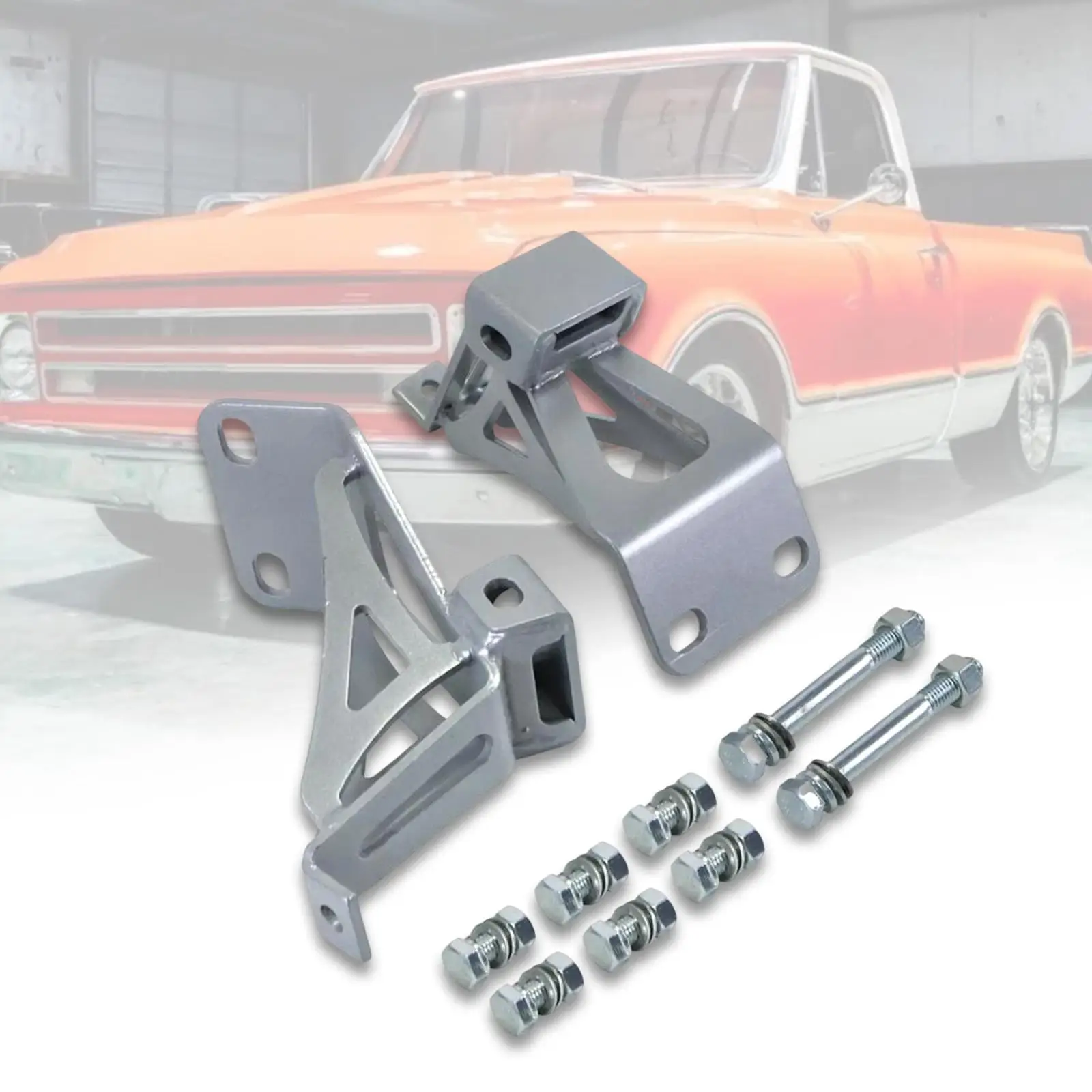 Engine Swap Conversion Mount Brackets Metal for Chevy 2-wheel Drive 
Engine Swap Conversion Mount Brackets Metal for Chevy 2-wheel Drive