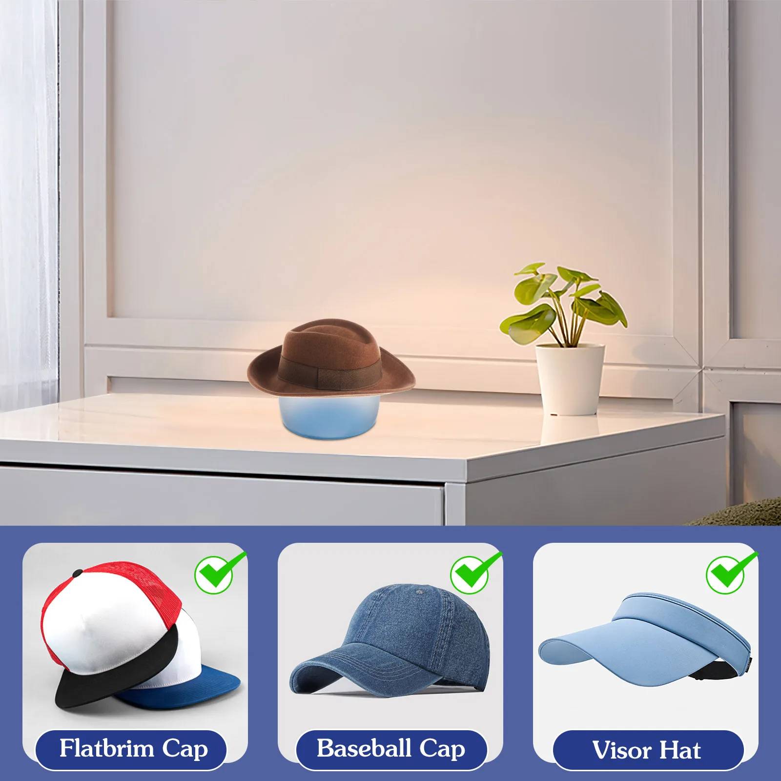 Hat Tray Display Stand Duck Tongue Rack Baseball Pvc Dome Holder Cap Inner Support
Hat Tray Display Stand Duck Tongue Rack Baseball Pvc Dome Holder Cap Inner Support